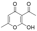 Kekulé, skeletal formula of dehydroacetic acid