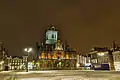 City hall in winter