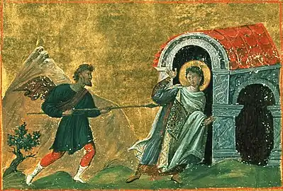 Great-martyr Demetrius of Thessaloniki.