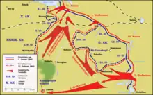 Offensive of the Red Army south of Lake Ilmen 7 January–21 February 1942