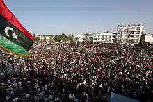 Image 2Demonstrations in Bayda, on 22 July 2011 (from History of Libya)