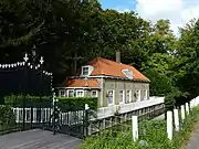 Former gatekeepers house, constructed around the year 1700, at the Oostduin estate, now giving access to a public park