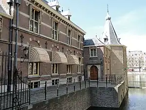 Exterior  seen from the Binnenhof in 2012