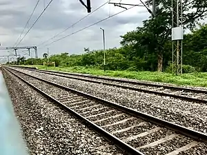 Denduluru railway station signboard