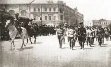 Denikin and Wrangel during an AFSR parade in Tsaritsyn in July 1919