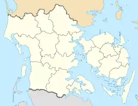 Middelfart is located in Region of Southern Denmark