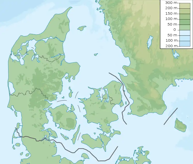 Map showing the location of