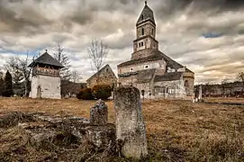 Romano-Gothic Orthodox church in Densuș