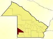 Location of Doce de Octubre Department within Chaco Province