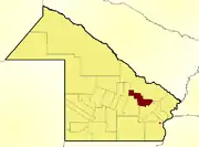 Location of Sargento Cabral Department within Chaco Province