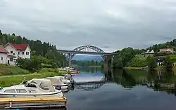 View of the bridge in Akkerhaugen