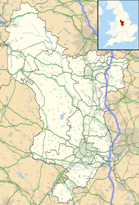 Chelmorton is located in Derbyshire