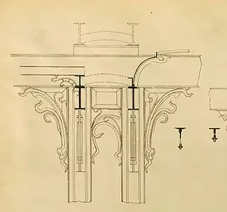 Interior design for the Hôtel Solvay in Brussels by Victor Horta (1898–1900)