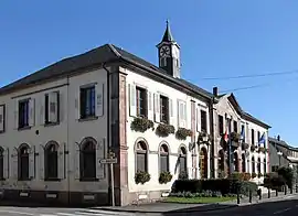 The town hall in Dessenheim