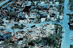 Image 11Destruction in Lakes by the Bay near Miami following Hurricane Andrew (from History of Florida)