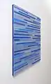 Panel painting blue, untitled, 2012 Detailed view 1