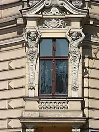 Detail of caryatids