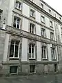 Detail of the side façade