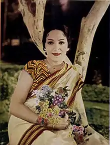 Portrait of a woman smiling at the camera