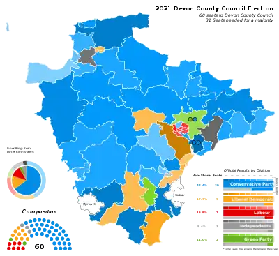 2021 results map