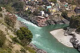 Alaknanda joins Bhagirathi at Devprayag to form the Ganges