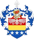 The arms of the Dewandre family were registered by the Council on 12 January 2013