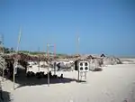 Loudspeakers blare from a church at Dhanushkodi.