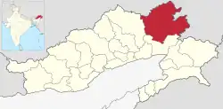 Location in Arunachal Pradesh