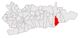 Location in Călărași County