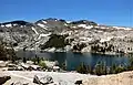 Dicks Peak and lake from northeast