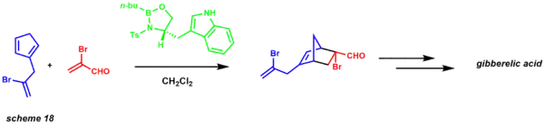 enantioslective diels-alder in total synthesis