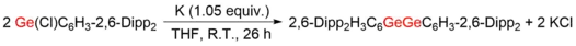 The synthesis of digermyne 2,6-Dipp2H3C6GeGeC6H3-2,6-Dipp2 (Ar1GeGeAr1)