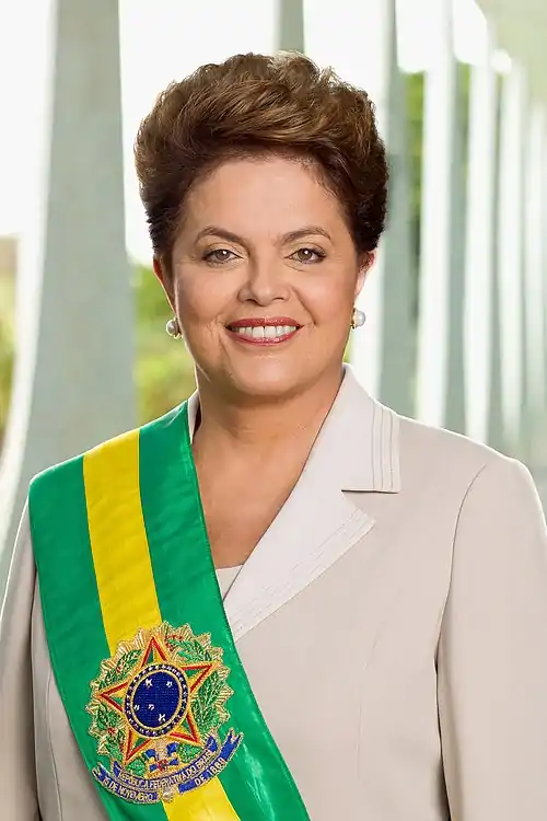 Image 10Dilma RousseffPhoto: Agência BrasilDilma Rousseff is a Brazilian economist and politician who served as the 36th president of Brazil, holding the position from 2011 until her impeachment and removal from office on 31 August 2016. She was the first woman to hold the office. Previously she was Chief of Staff to the President of Brazil, serving under President Luiz Inácio Lula da Silva, from 2005 to 2010. The daughter of a Bulgarian entrepreneur, she is an economist by training and co-founder of the Democratic Labour Party. She served as Da Silva's Minister of Energy and became Chief of Staff after José Dirceu's resignation amidst scandal. She was elected the presidency in a run-off election on 31 October 2010.More selected pictures