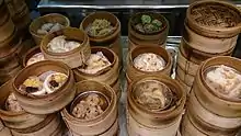 Variety of dim sum.