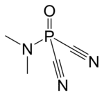 Dimethylamidophosphoric dicyanide 2D structure