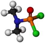 Dimethyl amidophosphoric dichloride 3D balls