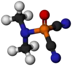 Dimethylamidophosphoric dicyanide 3D model