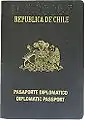 Chilean Diplomatic passport 2005–2013