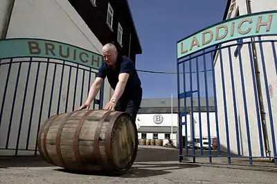 Image 9The Bruichladdich distillery is a distillery on the Rhinns of the isle of Islay in Scotland. The distillery produces mainly single malt Scotch whisky, but has also offered artisanal gin.Photo credit: Bdcl1881