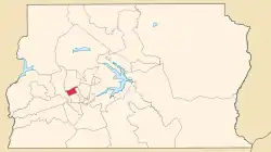 Location in the Federal District