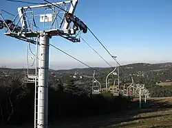 Divčibare view from the ski slopes