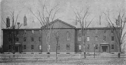 Divinity Hall, Harvard Divinity School, Cambridge, Mass.; built 1826. Designed by Sumner and Solomon Willard.