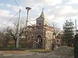 Chapel under construction in Đivan