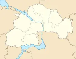 Hubynykha is located in Dnipropetrovsk Oblast