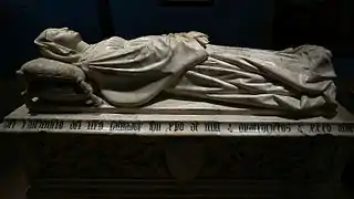 Sepulcro de doña Aldonza de Mendoza, from the monastery of Lupiana (15th century)