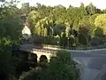 A road bridge before the confluence of Dobličica Creek and the Lahinja