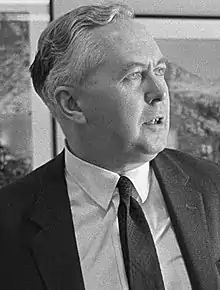 A portrait photograph of Harold Wilson.