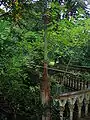 Detail of an old gas light on the Doggartland Bridge.