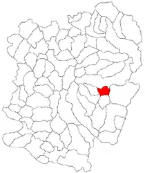 Location in Caraș-Severin County