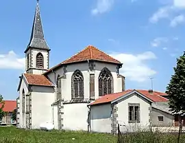 The church in Dombasle-en-Xaintois